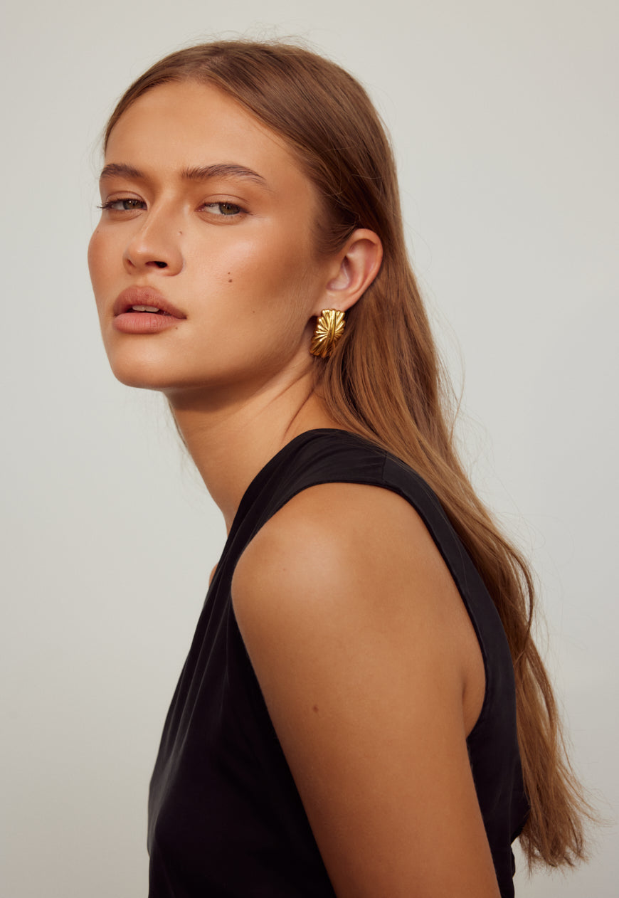 Lena Earrings | Gold