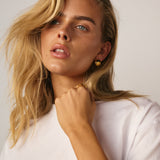 Odilla Huggie Earrings | Gold