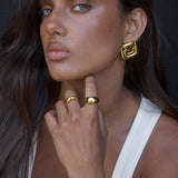 Hosk Earrings | Gold