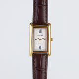 Kelly Watch | White | Espresso Croc