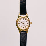 Isobel Watch | White | Black Crinkle