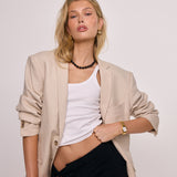 Constance Necklace | Black Agate
