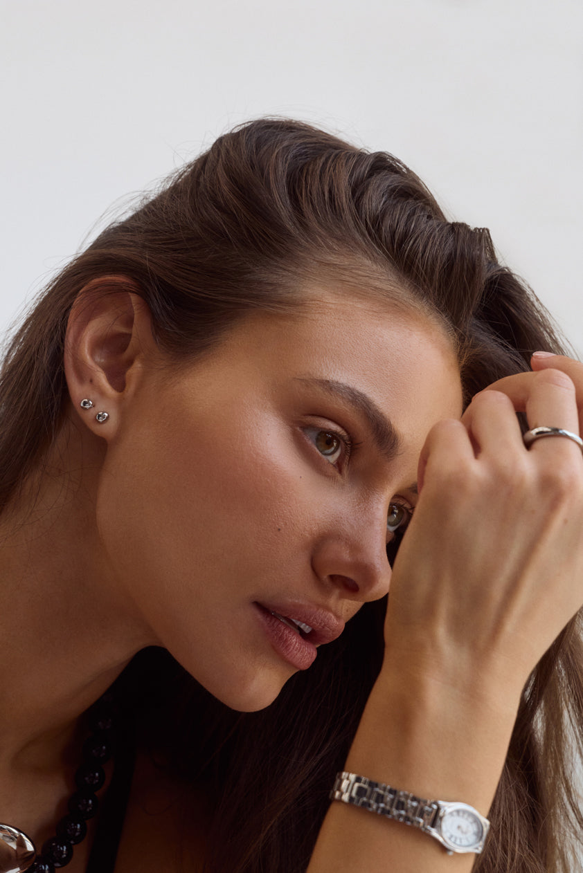 Gia Earrings | Silver