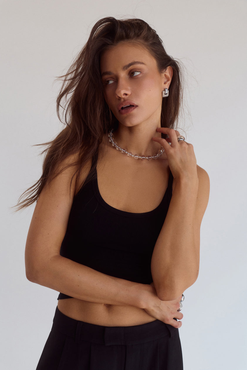 Cleo Necklace | Clear