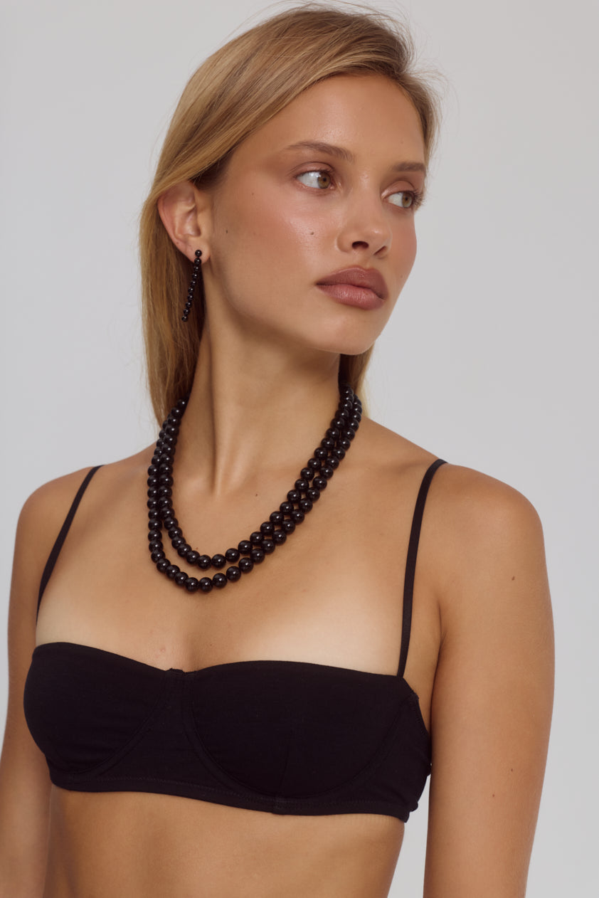 Enid Belt/Necklace | Black