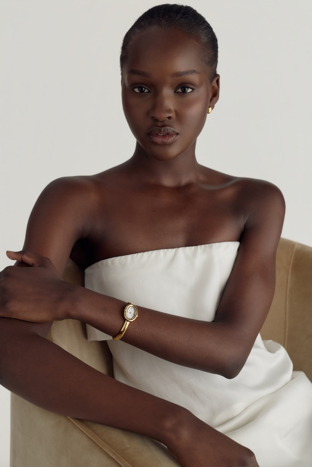 Kate Watch | White | 18k Gold – CENDRÉ