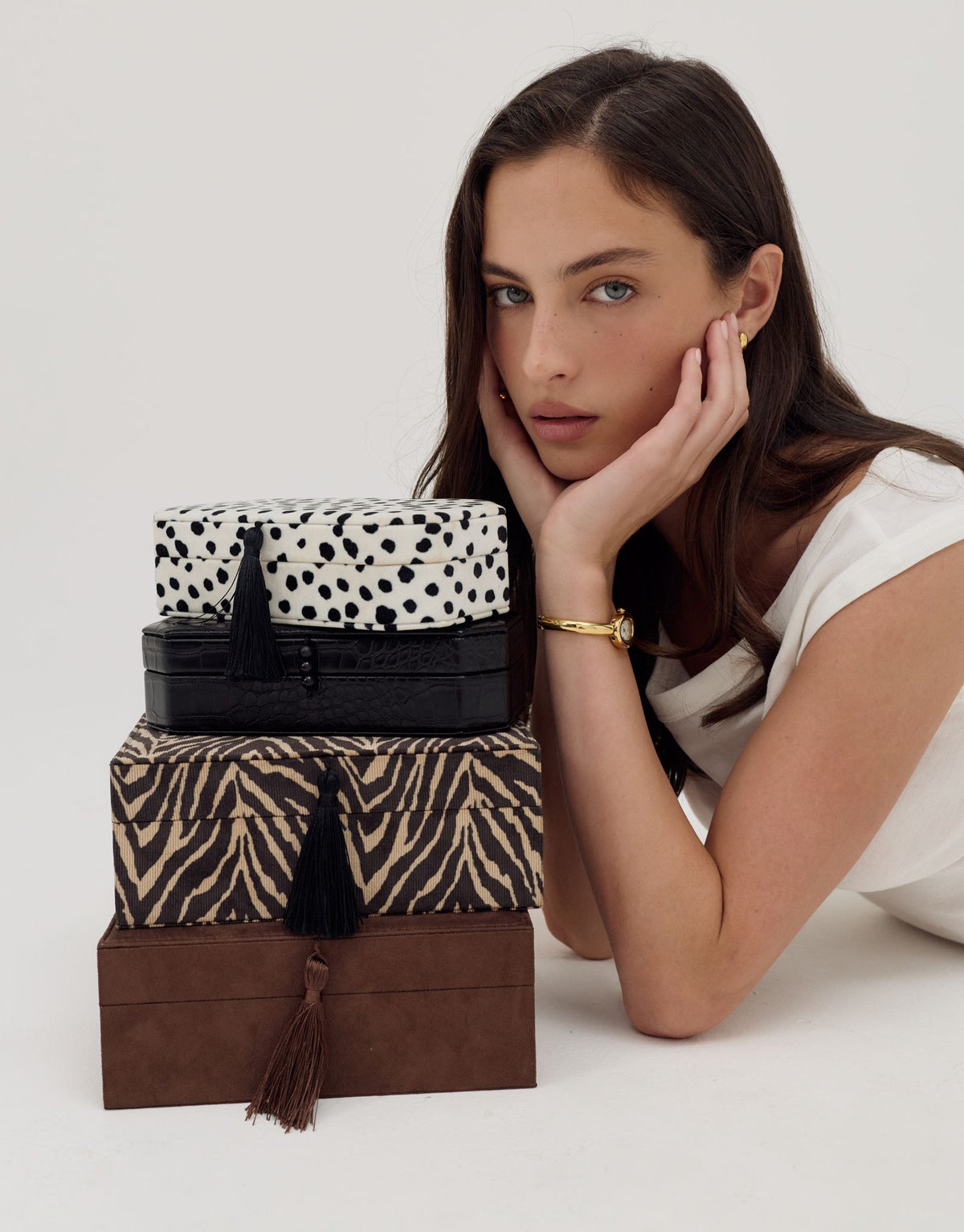 Margot Jewellery Box | Zebra