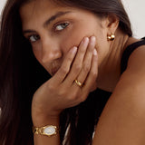 Emmeline Watch |  White | 18K Gold