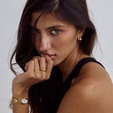 Emmeline Watch |  White | 18K Gold