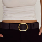 Blanca Belt Black | 18K