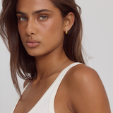 Bean Earrings | 14K Gold