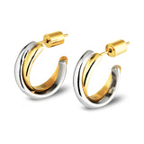 Laila Earrings | Two-Tone