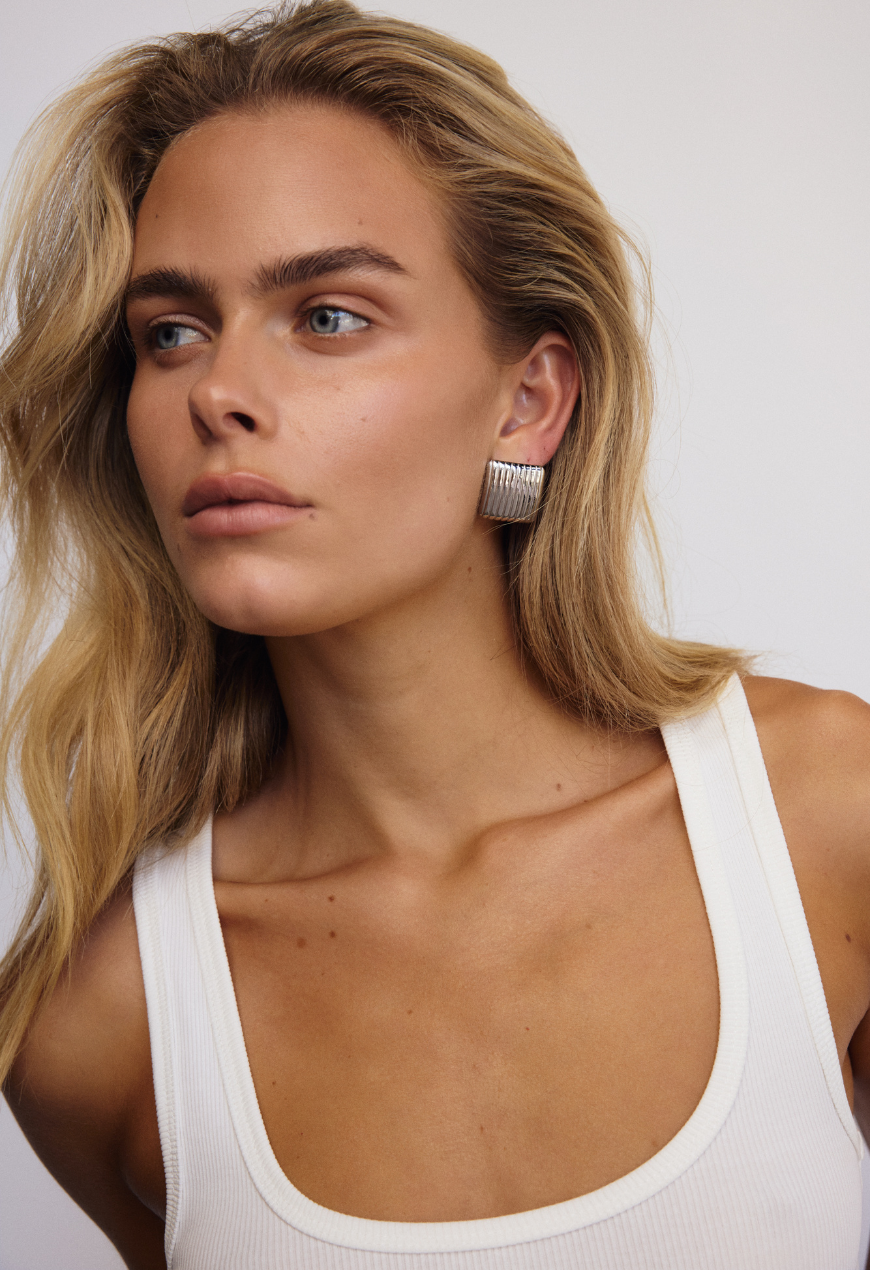 Mara Earrings | Silver