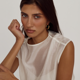 Rhode Huggie Earrings | 18K Gold