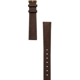 Chocolate Suede Watch Band | Gold