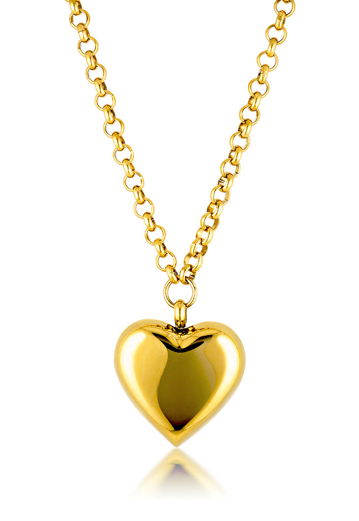 Romee Heart Necklace | Gold