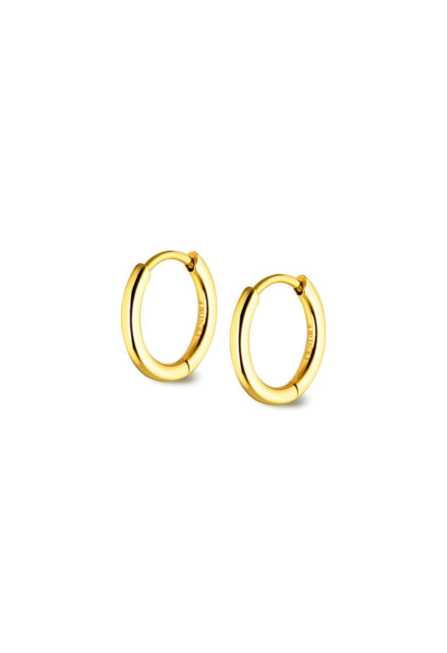 Rhi Huggie Sleeper Earrings | Gold