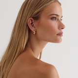 Odilla Huggie Earrings | 18K Gold