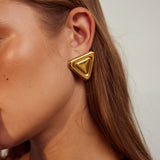 Louvre Earrings | Gold