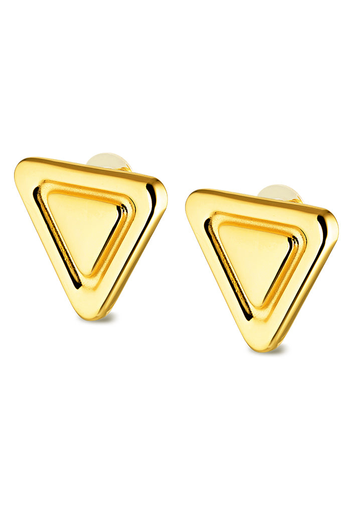 Louvre Earrings | Gold