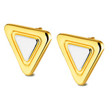 Louvre Earrings | Two-Tone