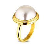 Rue Cler Pearl Ring | Gold