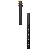 Baby | Black Crinkle Leather Band | Gold