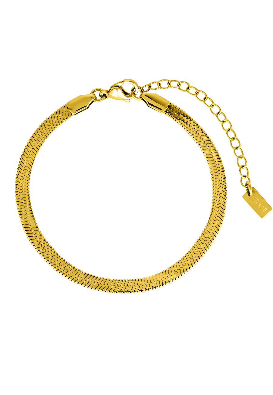 Beau Snake Bracelet | Gold