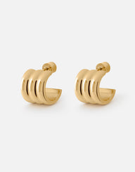 Liv Hoops Earrings | 14K Gold