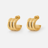 Liv Hoop Earrings | 18K Gold