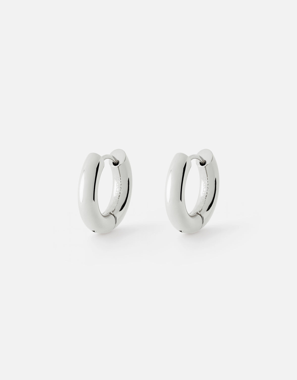 Rosie Huggie Earrings | Silver