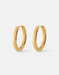 Rhode Huggie Earrings | 18K Gold