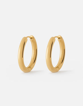 Rhode Huggie Earrings | 18K Gold