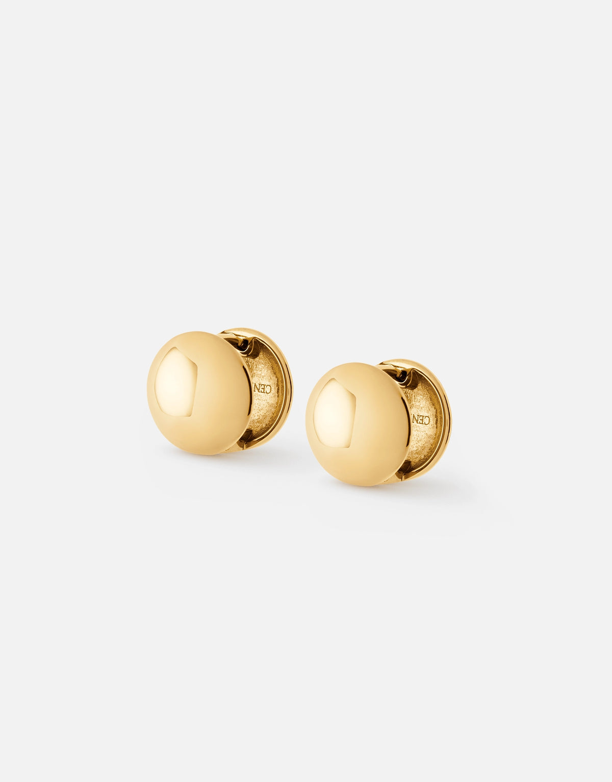 Odilla Huggie Earrings | 18K Gold