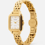 Ava Watch | White | 18K Gold