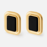 Margaux Onyx Earrings | Black