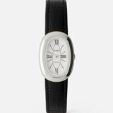 Bridgette Watch | Silver | Black Croc