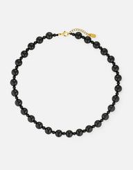 Constance Necklace | Black Agate