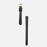 Baby | Black Python Leather Band | Gold