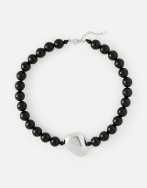 Plaza Necklace | Silver