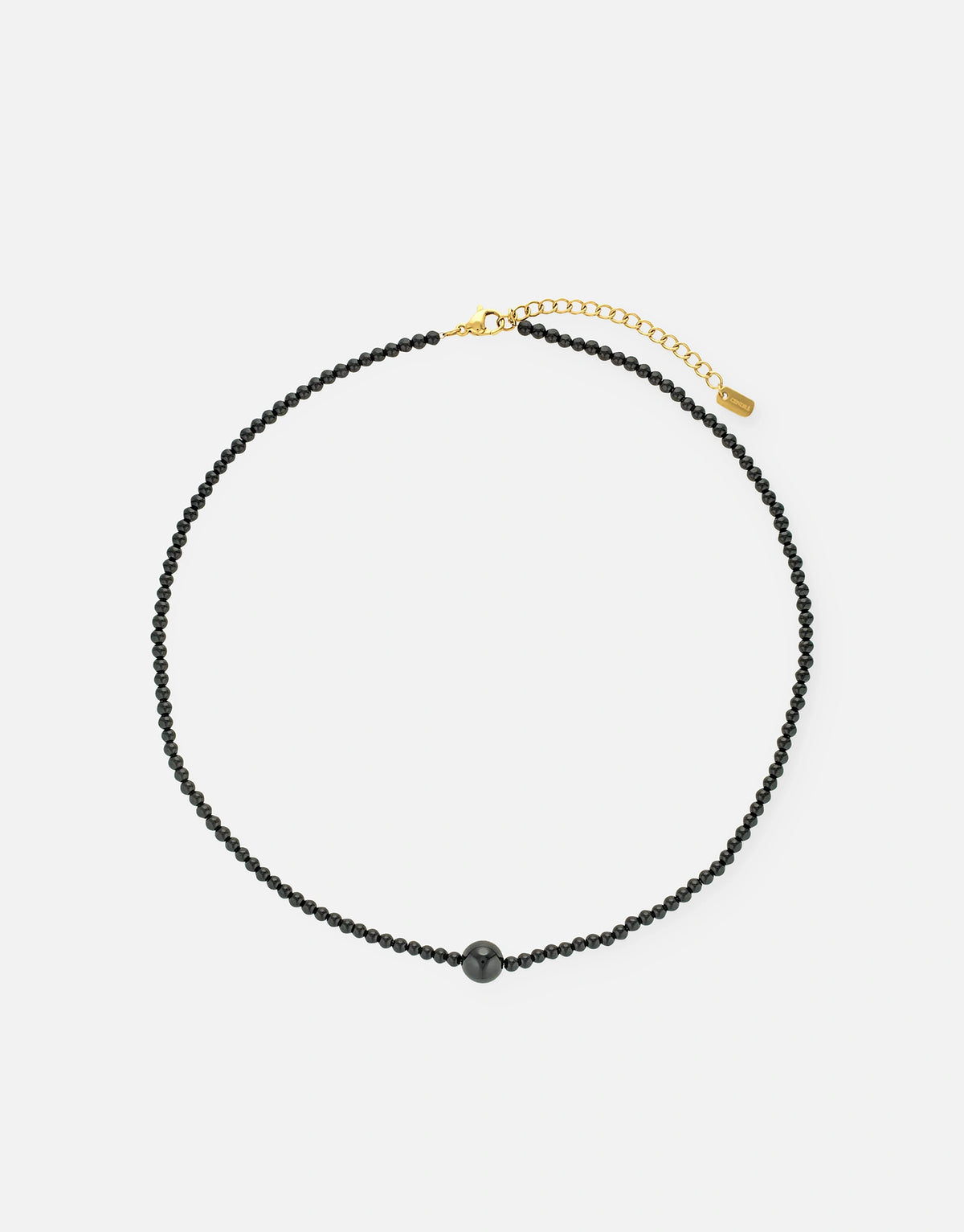 Madison Necklace | Black Agate