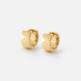 Maiya Huggie Earrings | 14K Gold