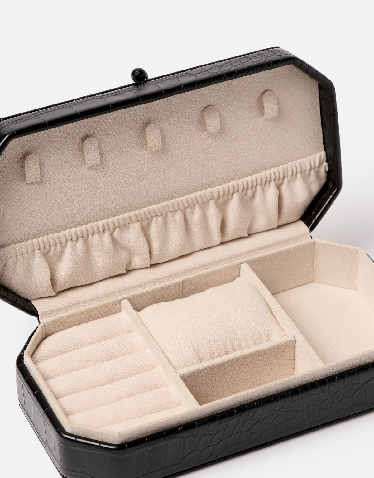 Dorothy Jewellery Box | Black Croc