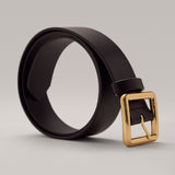 Beckett Belt | Black | 18K Gold