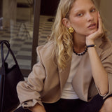 Constance Necklace | Black Agate