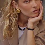 Constance Necklace | Black Agate