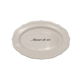 Cendré Ceramic Jewellery Plate