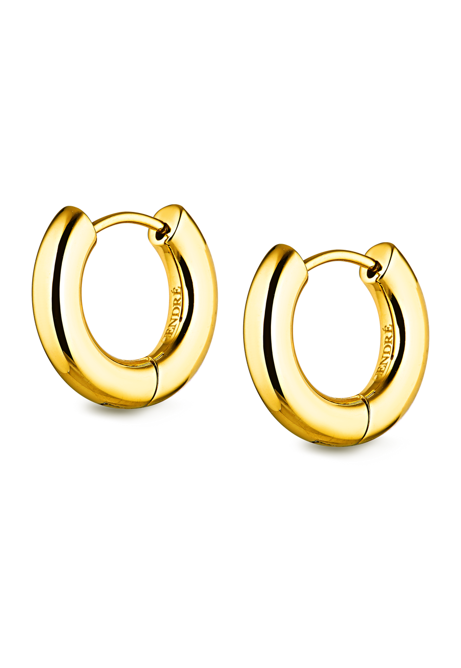 Rosie Huggie Earrings | Gold