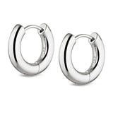 Rosie Huggie Hoop Earrings | Silver