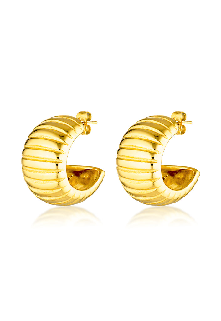 Frankie Hoop Earrings | Gold